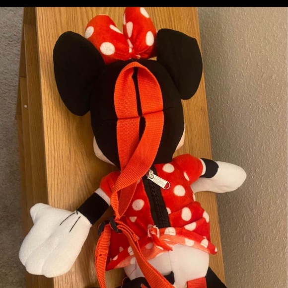 Disney Minnie Mouse 3D Plush Backpack - Picture 2 of 3
